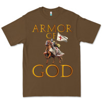 Cacao armor of god ephesians bible verse Premium Tee - linhVisuals
