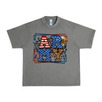 Tornado Army Veteran leopard frame 4th of July Urban Heavy Tee - LillyAllenDesigns