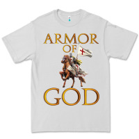 Dove Grey armor of god ephesians bible verse Premium Tee - linhVisuals