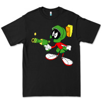 Black marvin the martian Premium Tee - linhVisuals