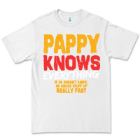 White pappy knows everything Premium Tee - linhVisuals