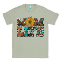 Matcha western cowhide leopard turquoise  leather aztec sunflower mom Classic Tee - Artiststas