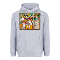 Heather Grey autumn sheeps Heavyweight Hoodie - Jasminsmagicworld