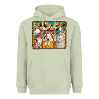 Matcha autumn sheeps Heavyweight Hoodie - Jasminsmagicworld