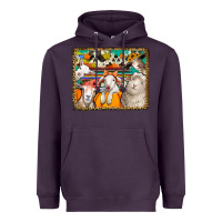 Plum autumn sheeps Heavyweight Hoodie - Jasminsmagicworld