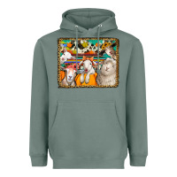 Sage autumn sheeps Heavyweight Hoodie - Jasminsmagicworld