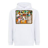 White autumn sheeps Heavyweight Hoodie - Jasminsmagicworld