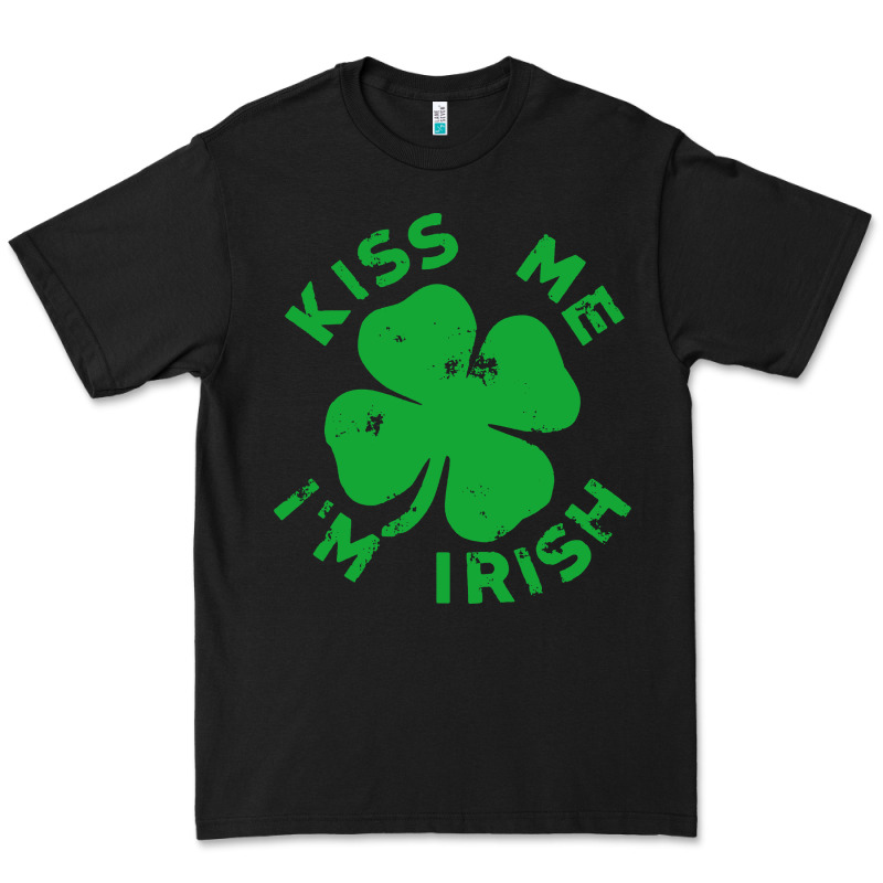 Kiss Me Im Irish Funny Saint Patrick Day Womens Premium Tee by linhVisuals | Teevron