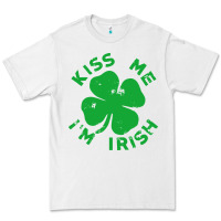White kiss me im irish funny saint patrick day womens Premium Tee - linhVisuals