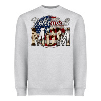 Heather Grey volleyball  mom 4 Heavyweight Sweatshirt - Jasminsmagicworld