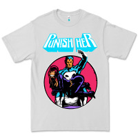 Dove Grey superhero punish her Premium Tee - linhVisuals