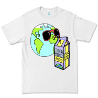White wrld drink Premium Tee - linhVisuals