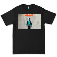 Black banksy nobody likes me boy Premium Tee - linhVisuals