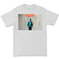 Dove Grey banksy nobody likes me boy Premium Tee - linhVisuals