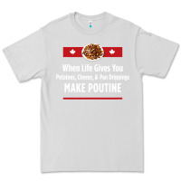 Dove Grey canada poutine quebec recipe french Premium Tee - linhVisuals