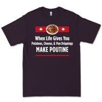 Plum canada poutine quebec recipe french Premium Tee - linhVisuals