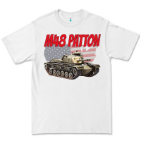 White cold war battle tank m48 patton gamer Premium Tee - linhVisuals