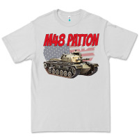 Dove Grey cold war battle tank m48 patton gamer Premium Tee - linhVisuals
