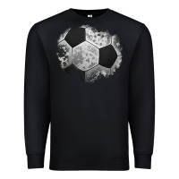 Black cowhide soccer patch Premium Sweatshirt - Jasminsmagicworld