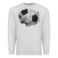 Dove Grey cowhide soccer patch Premium Sweatshirt - Jasminsmagicworld