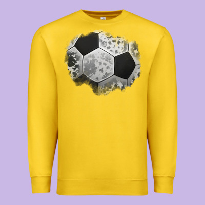 Cowhide Soccer Patch Premium Sweatshirt Designed By Jasminsmagicworld