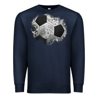 Navy cowhide soccer patch Premium Sweatshirt - Jasminsmagicworld