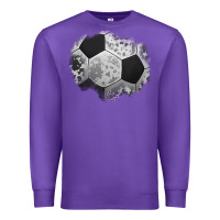 Purple cowhide soccer patch Premium Sweatshirt - Jasminsmagicworld
