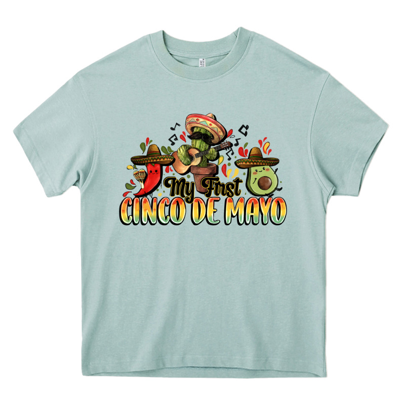 My First Cinco De Mayo Heavy Core Tee by FaDigitalArtStudio | Teevron