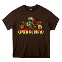 Chocolate Brown My first cinco de mayo Heavy Core Tee - FaDigitalArtStudio