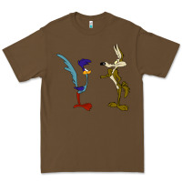 Cacao coyote and the road runner Premium Tee - linhVisuals