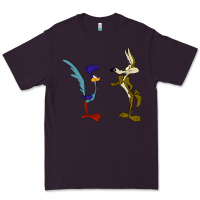 Plum coyote and the road runner Premium Tee - linhVisuals