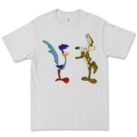Dove Grey coyote and the road runner Premium Tee - linhVisuals
