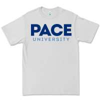 Dove Grey Pace University Premium Tee - linhVisuals