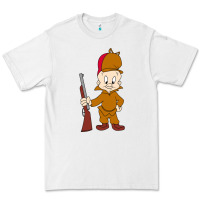 White elmer fudd Premium Tee - linhVisuals
