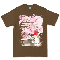 Cacao japan t  shirt sakura cat t  shirt Premium Tee - linhVisuals