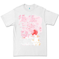 White japan t  shirt sakura cat t  shirt Premium Tee - linhVisuals