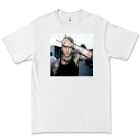 White Mgk Premium Tee - linhVisuals