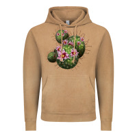 Vintage Camel arizona fishhook cacti Vintage Hoodie - LillyAllenDesigns