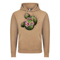 Vintage Coffee arizona fishhook cacti Vintage Hoodie - LillyAllenDesigns