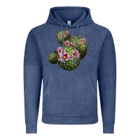 Vintage Denim arizona fishhook cacti Vintage Hoodie - LillyAllenDesigns