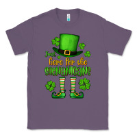Lavender Just here for the shenanigans St. Patrick's Classic Tee - OliviaCreatesArt