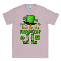 Lilac Just here for the shenanigans St. Patrick's Classic Tee - OliviaCreatesArt