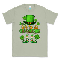 Matcha Just here for the shenanigans St. Patrick's Classic Tee - OliviaCreatesArt