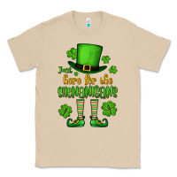 Mushroom Just here for the shenanigans St. Patrick's Classic Tee - OliviaCreatesArt