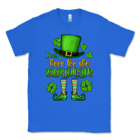 True Royal Just here for the shenanigans St. Patrick's Classic Tee - OliviaCreatesArt
