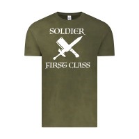 Vintage Olive Soldıer First Class Vintage Tee - Bettercallsaul