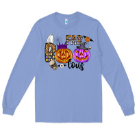 Colony Blue Fab Boo Lous Long Sleeve Tee - CowhideDigitalArt