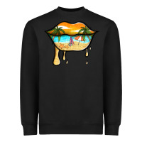 Black beach lips Heavyweight Sweatshirt - Jasminsmagicworld