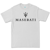 Dove Grey simple white trident symbol essential Premium Tee - linhVisuals