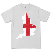 Dove Grey england Flag Map Drawing Line Art Premium Tee - linhVisuals